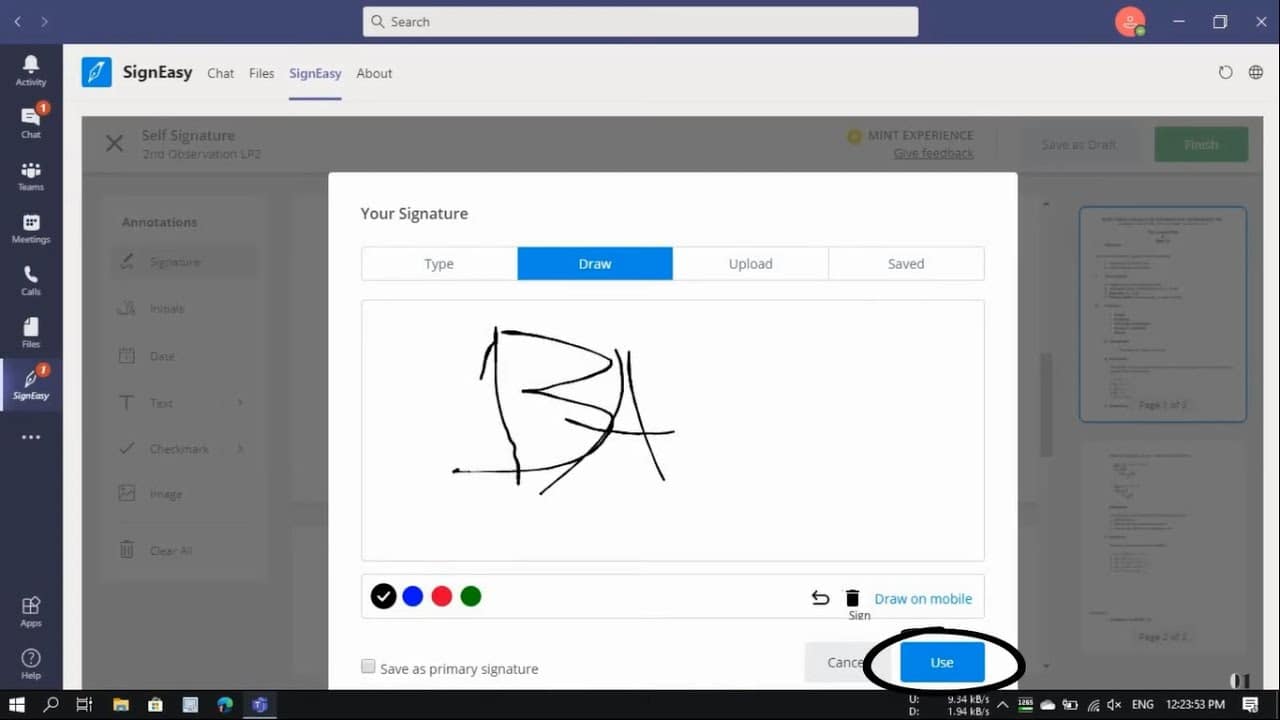How to Sign Documents in Microsoft Teams