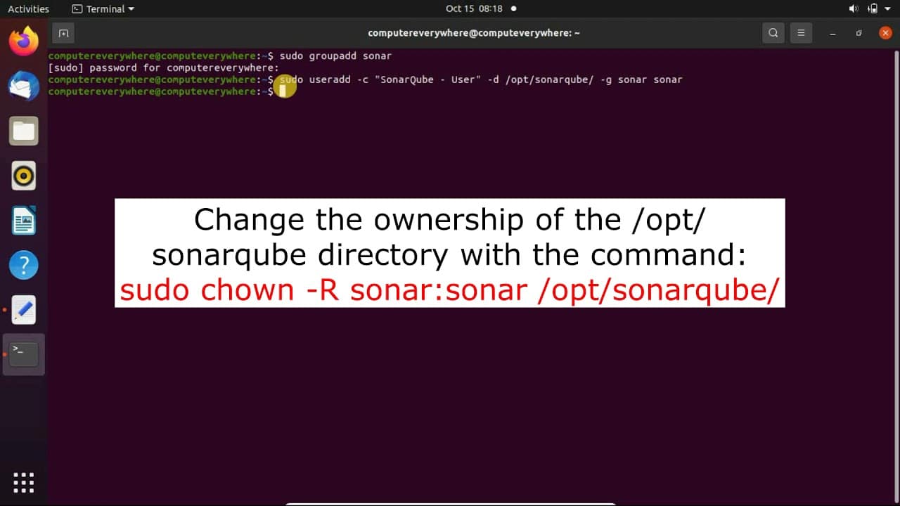How to install the SonarQube code quality analyzer on Ubuntu Server 20.04