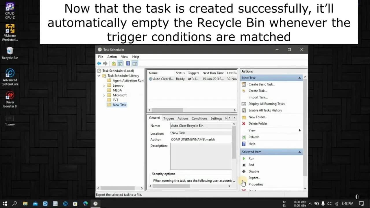 How to Empty Recycle Bin Automatically on Windows 10