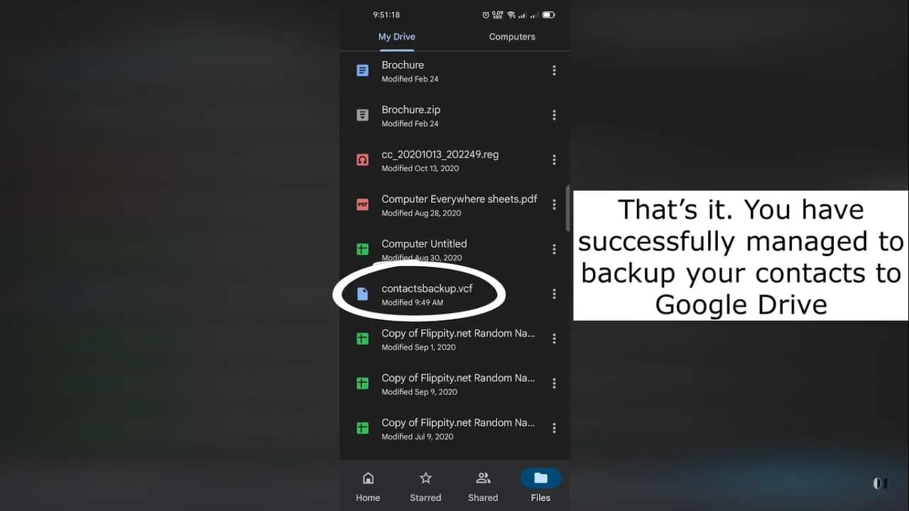 How to Backup Contacts From Android to Google Drive