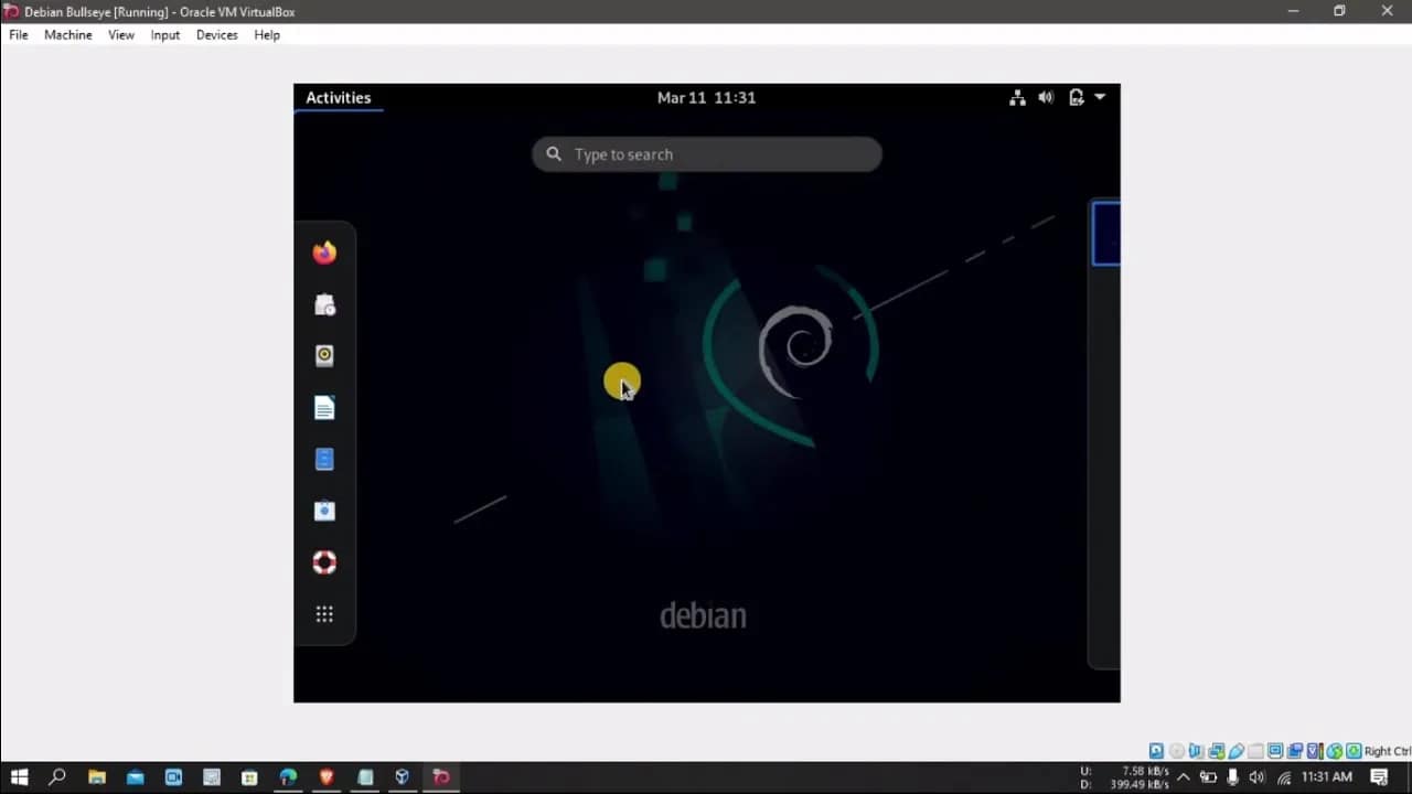 Install Debian 11 Bullseye on VirtualBox