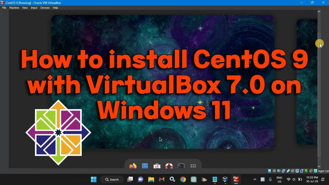 How to install latest CentOS with VirtualBox on Windows 11