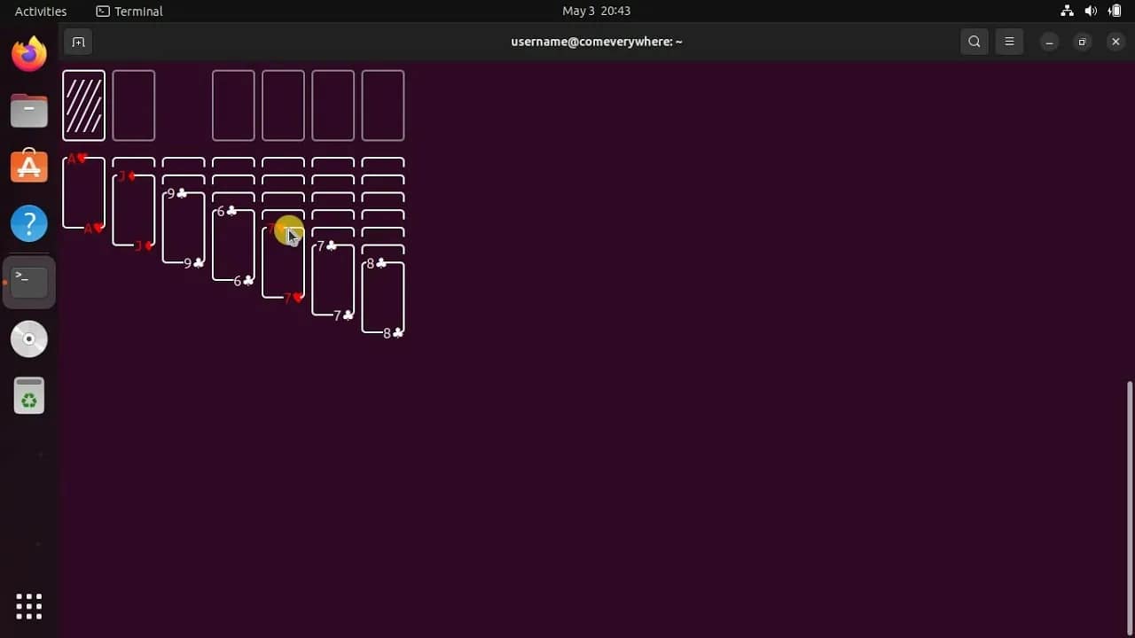 How to Play Solitaire in Your Linux Terminal With solitaire-tui