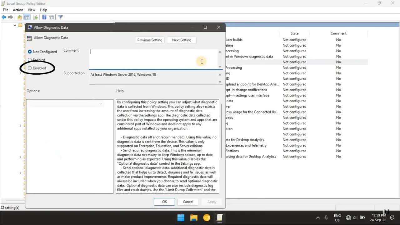 How to prevent your PC from sending Diagnostics & feedback off via Windows Settings and Group Policy