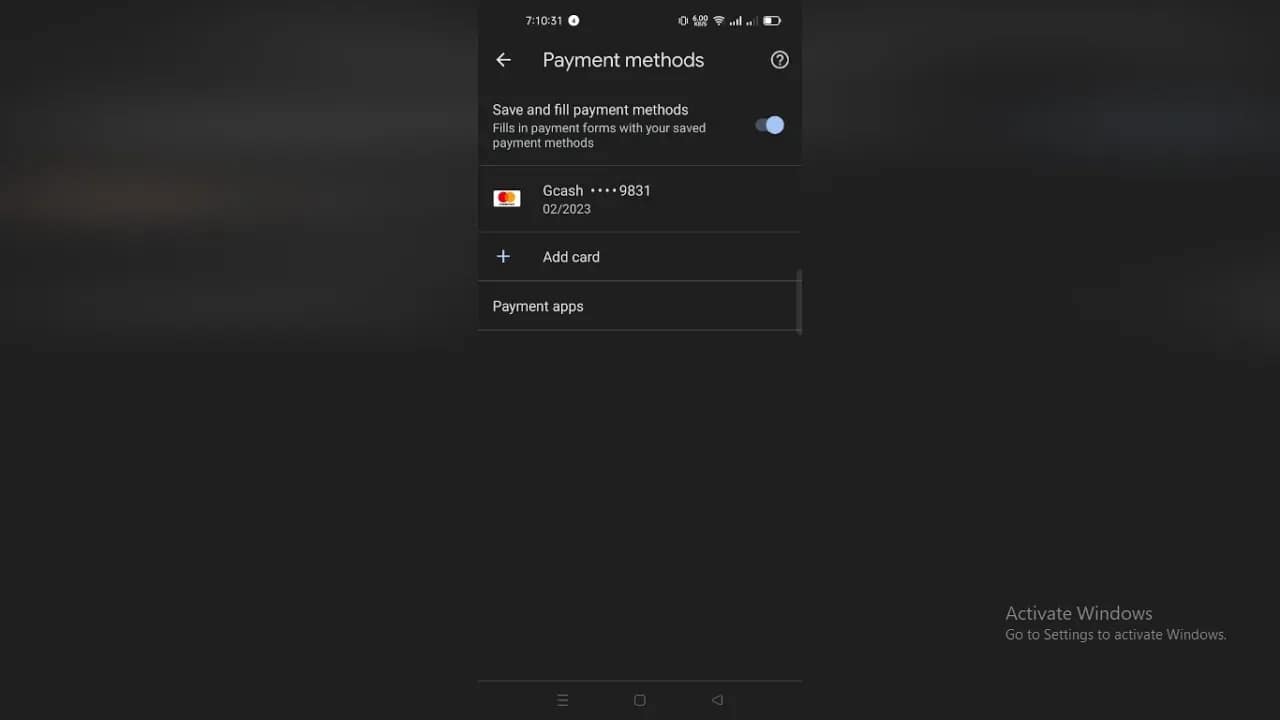 How to Add Payment Method in Google Chrome on Desktop and Mobile