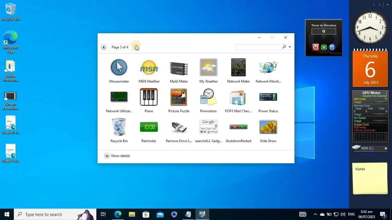 How to Get Windows 10 Widgets on Your Desktop