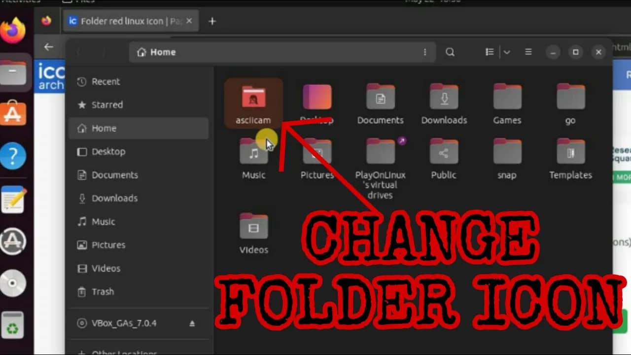 How to Change a Folder Icon on Linux