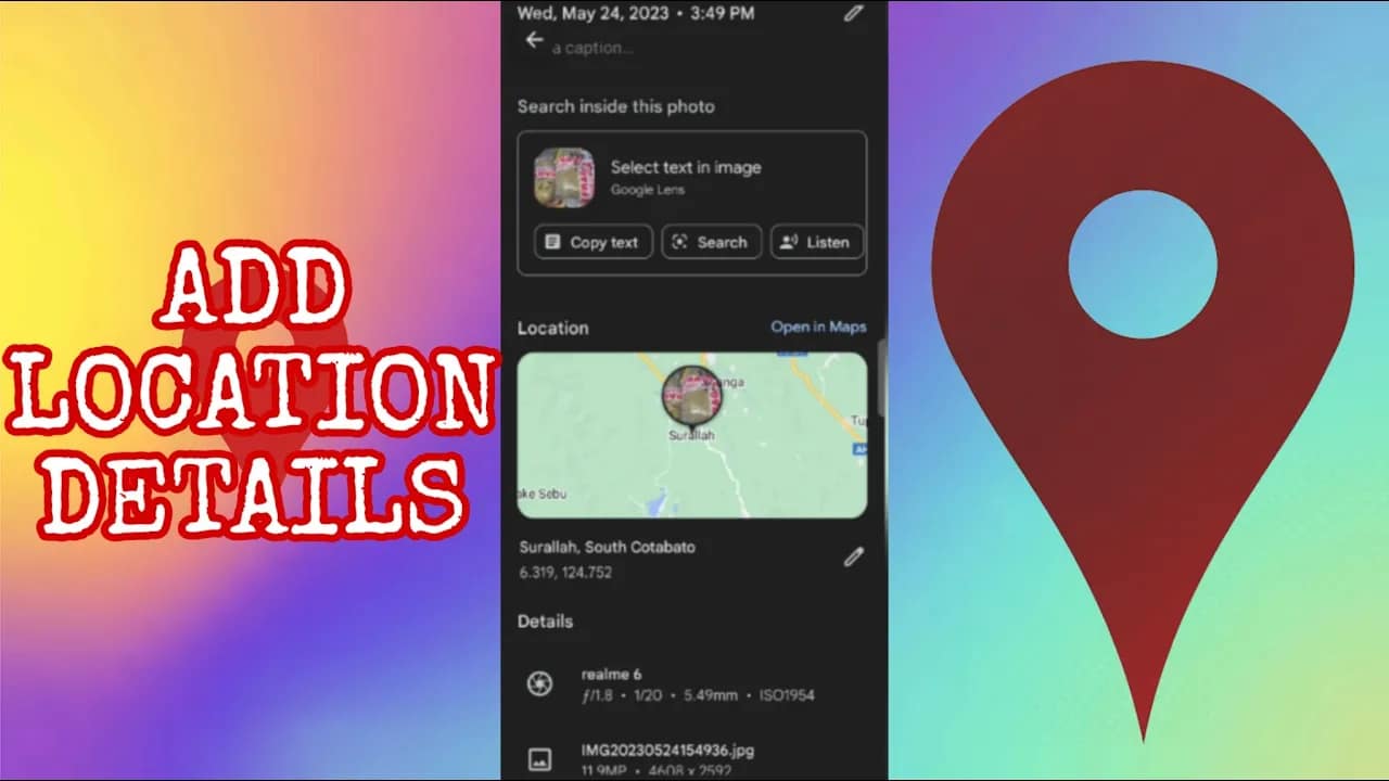 How to Add Location Details to Photos on Android