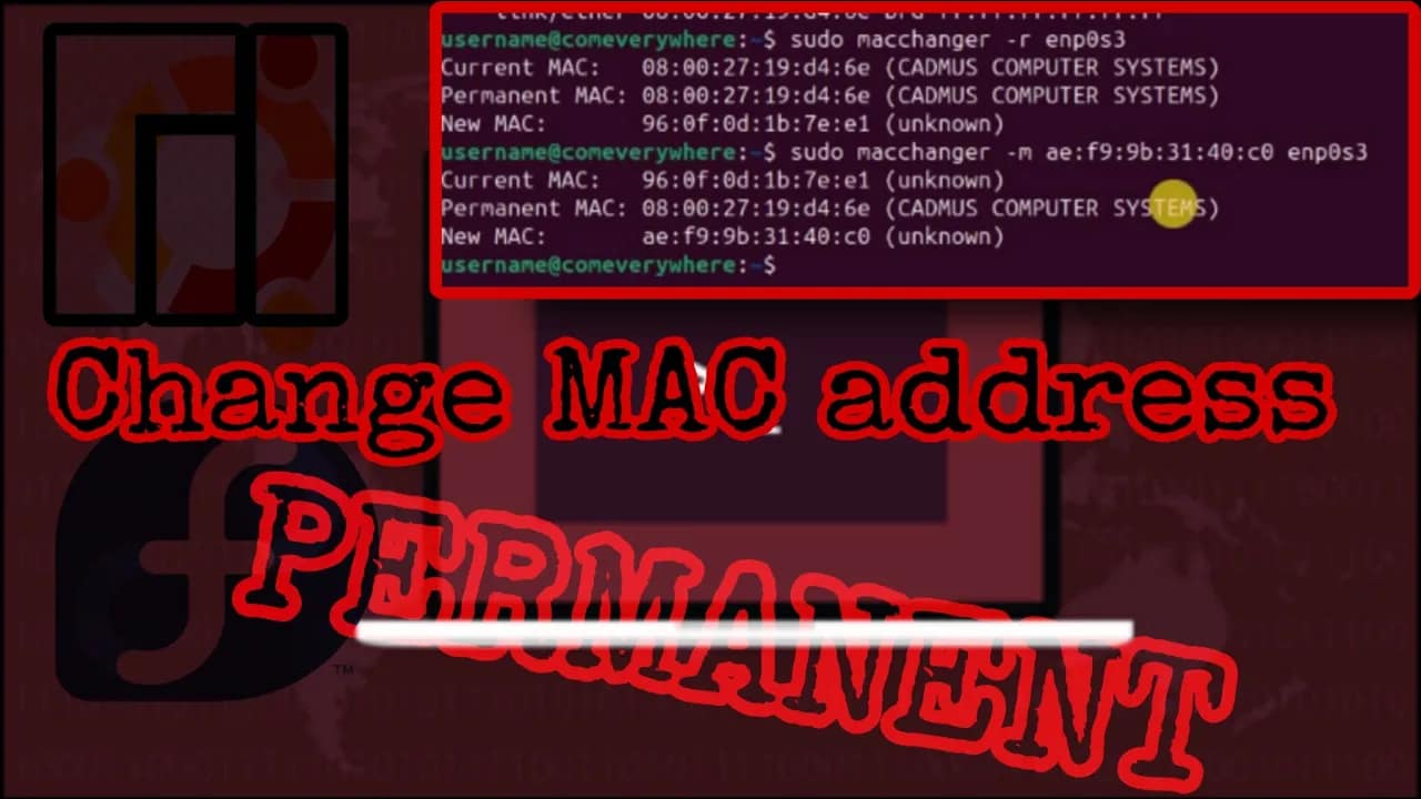 How to Permanently Change Your MAC Address on Linux