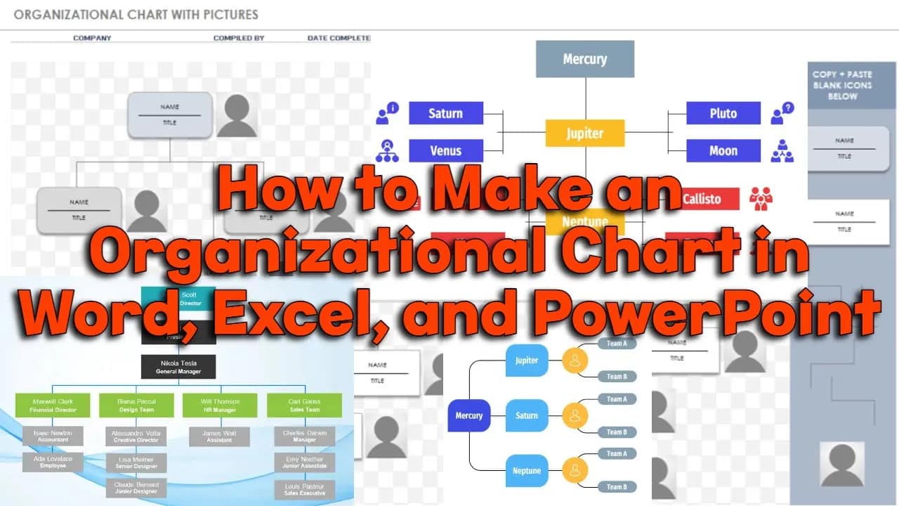 How to Make an Organizational Chart in Word, Excel, and PowerPoint