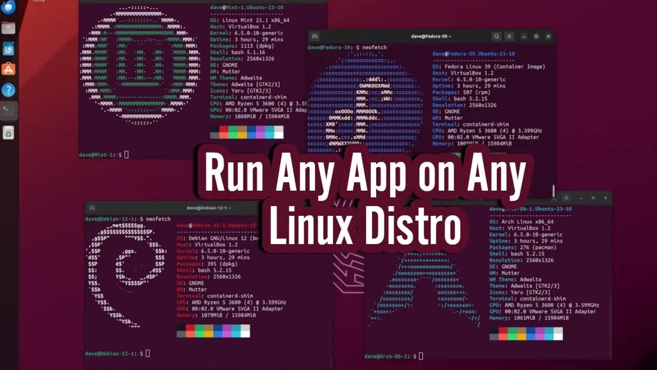DEB Files on Arch? Run Any App on Any Linux Distro With This Tool
