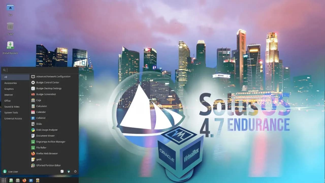 How to Install Latest Solus GNOME in VirtualBox