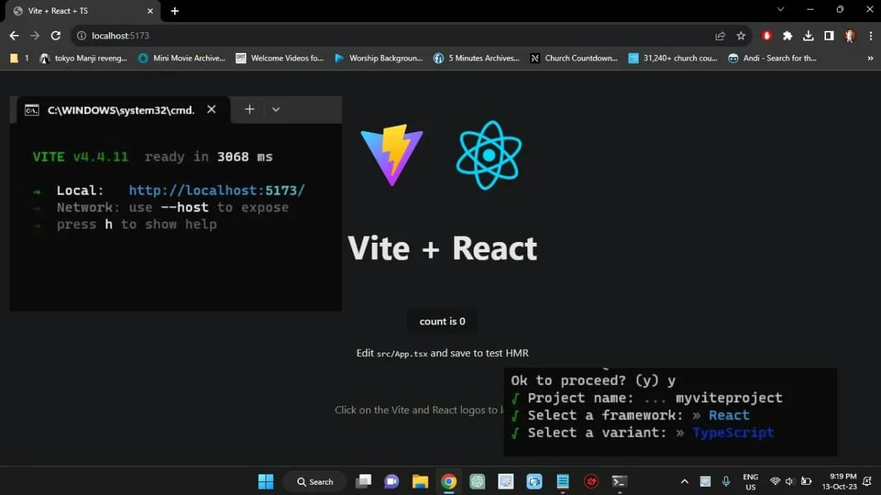 How to Create a React App with Vite