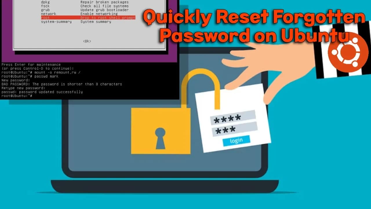 How to Quickly Reset a Forgotten Password on Ubuntu