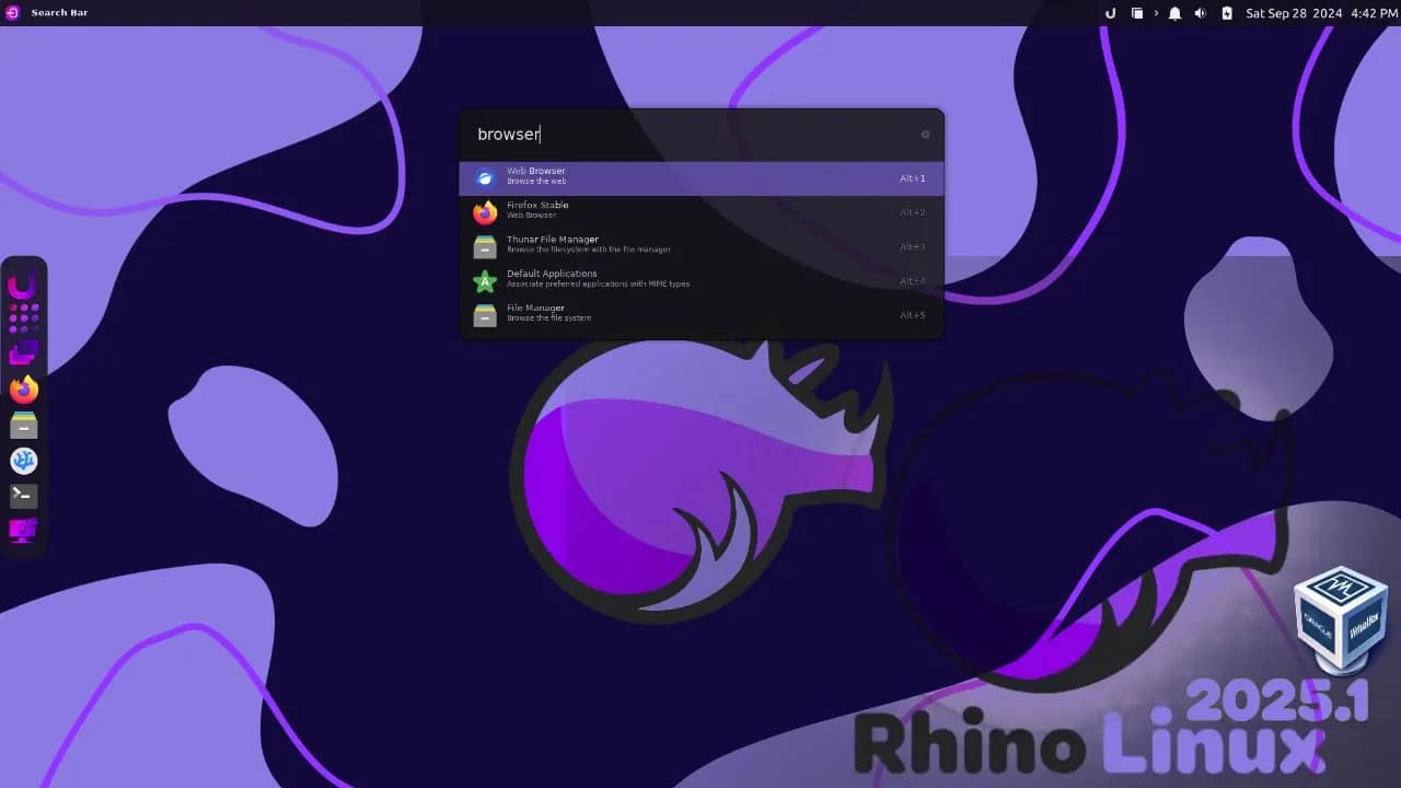 How to install Latest Rhino Linux on VirtualBox