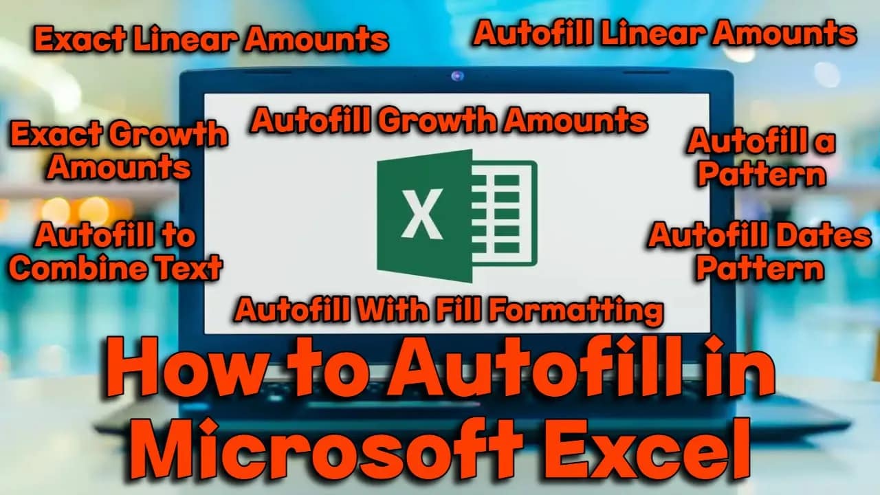 How to Autofill in Microsoft Excel