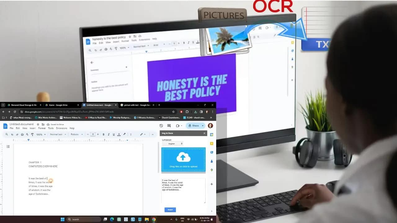 How to Convert an Image to Text in Google Docs