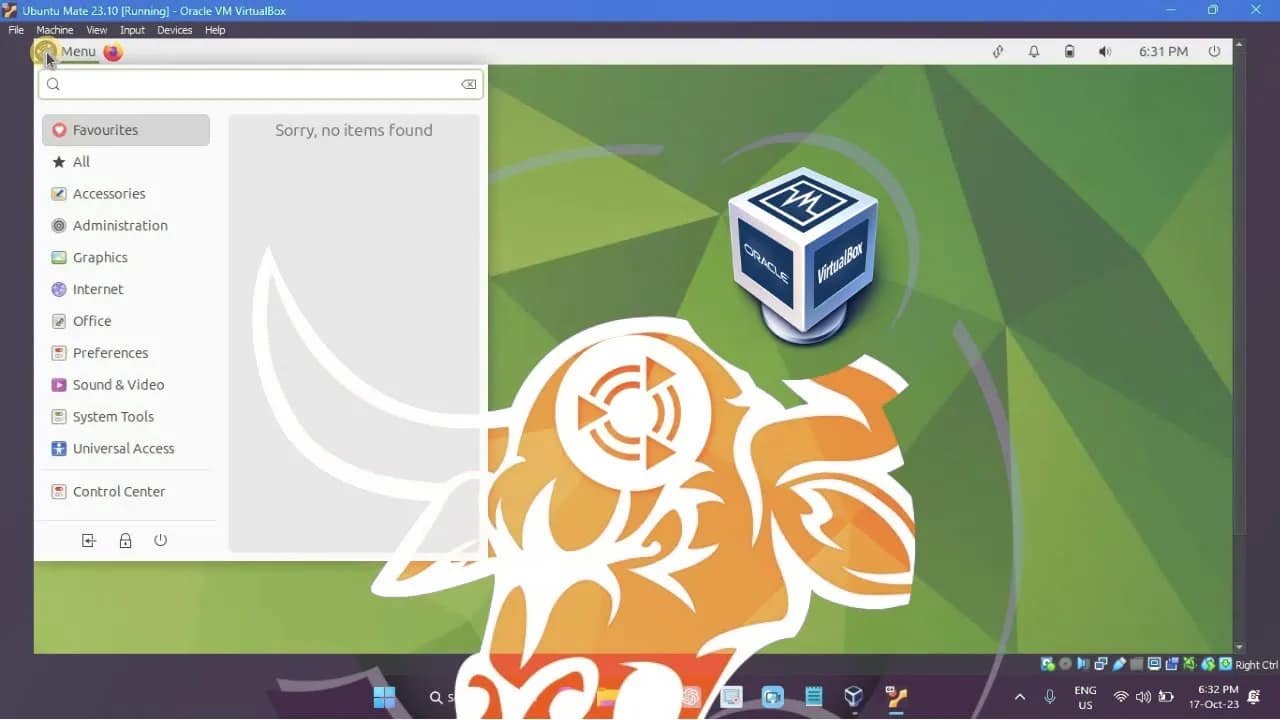 Install Ubuntu Mate Mantic Minotaur (23.10) on VirtualBox