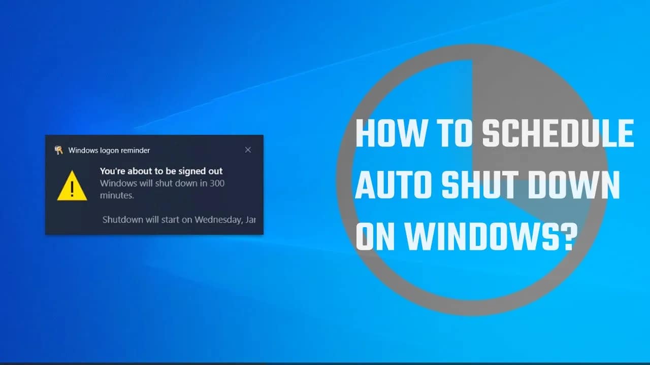 How to Create a Shutdown Timer in Windows 10