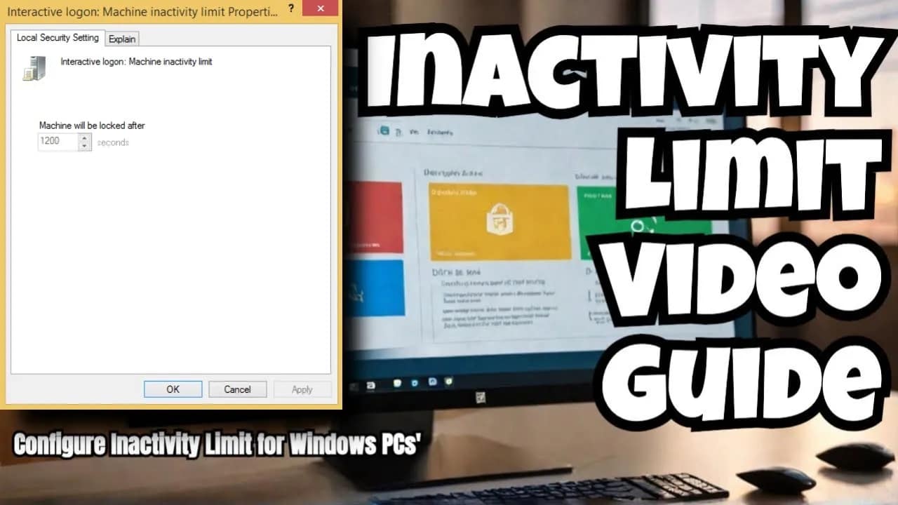 Configure Windows Device Inactivity Limit Locally