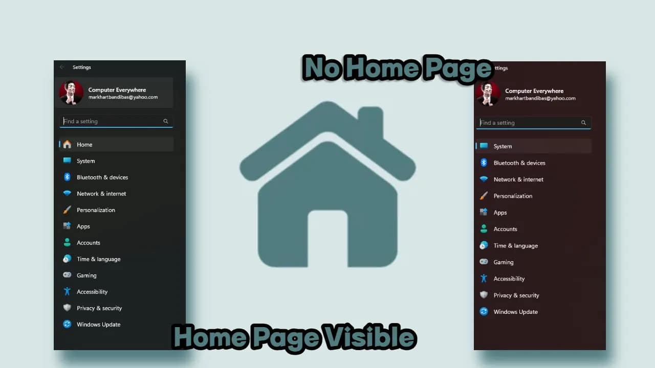 How to Remove Home From Settings on Windows 11 (Show System Settings By Default)