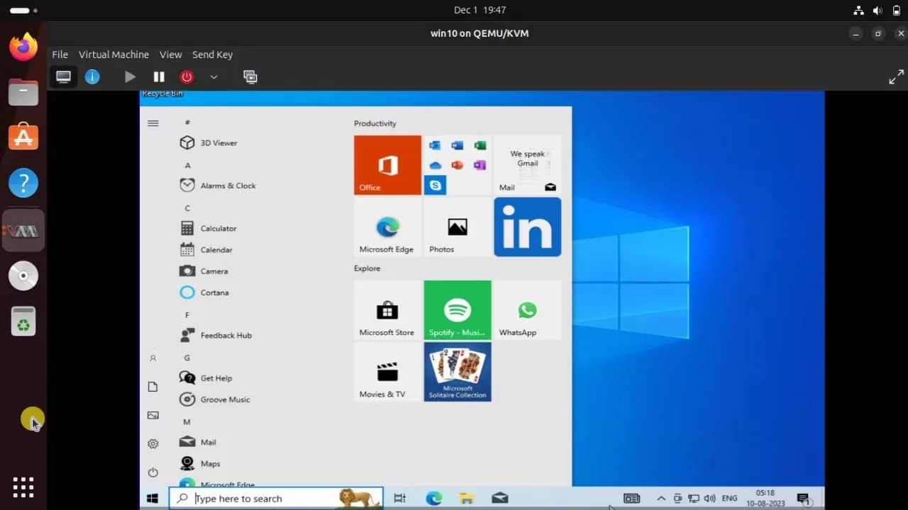 How to Create a Windows Virtual Machine in Linux With KVM