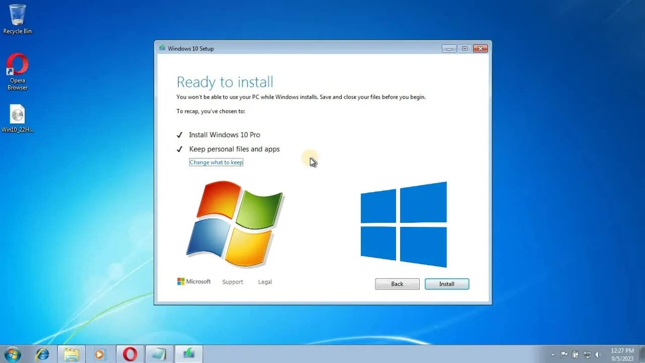 How to upgrade to Windows 10 from Windows 7