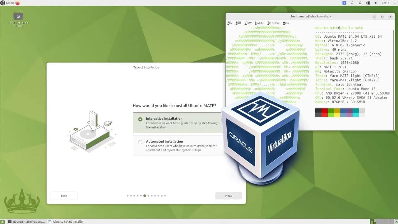 How to Install Ubuntu MATE 24.04 LTS in VirtualBox