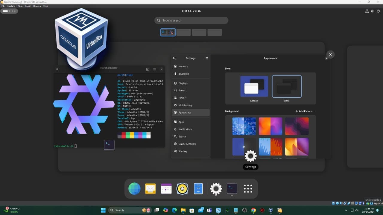 Install Latest NixOS on a Virtual Machine