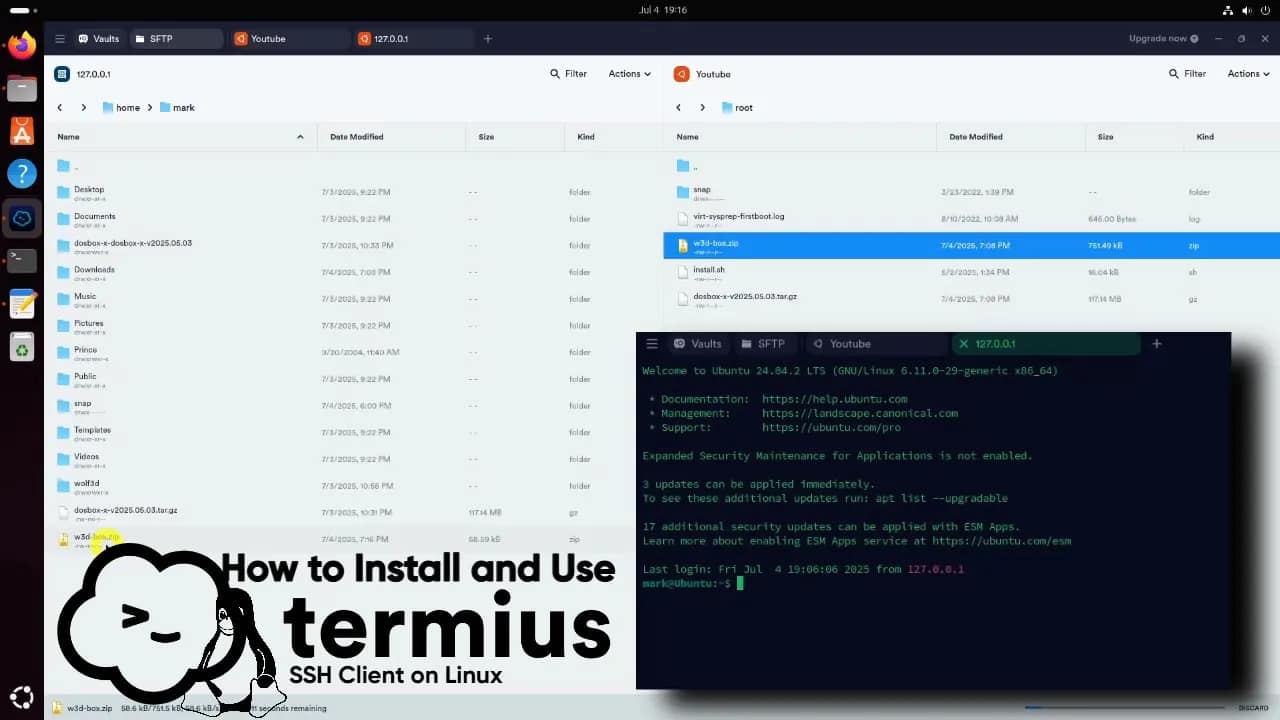 How to Install and Use Termius SSH Client on Linux