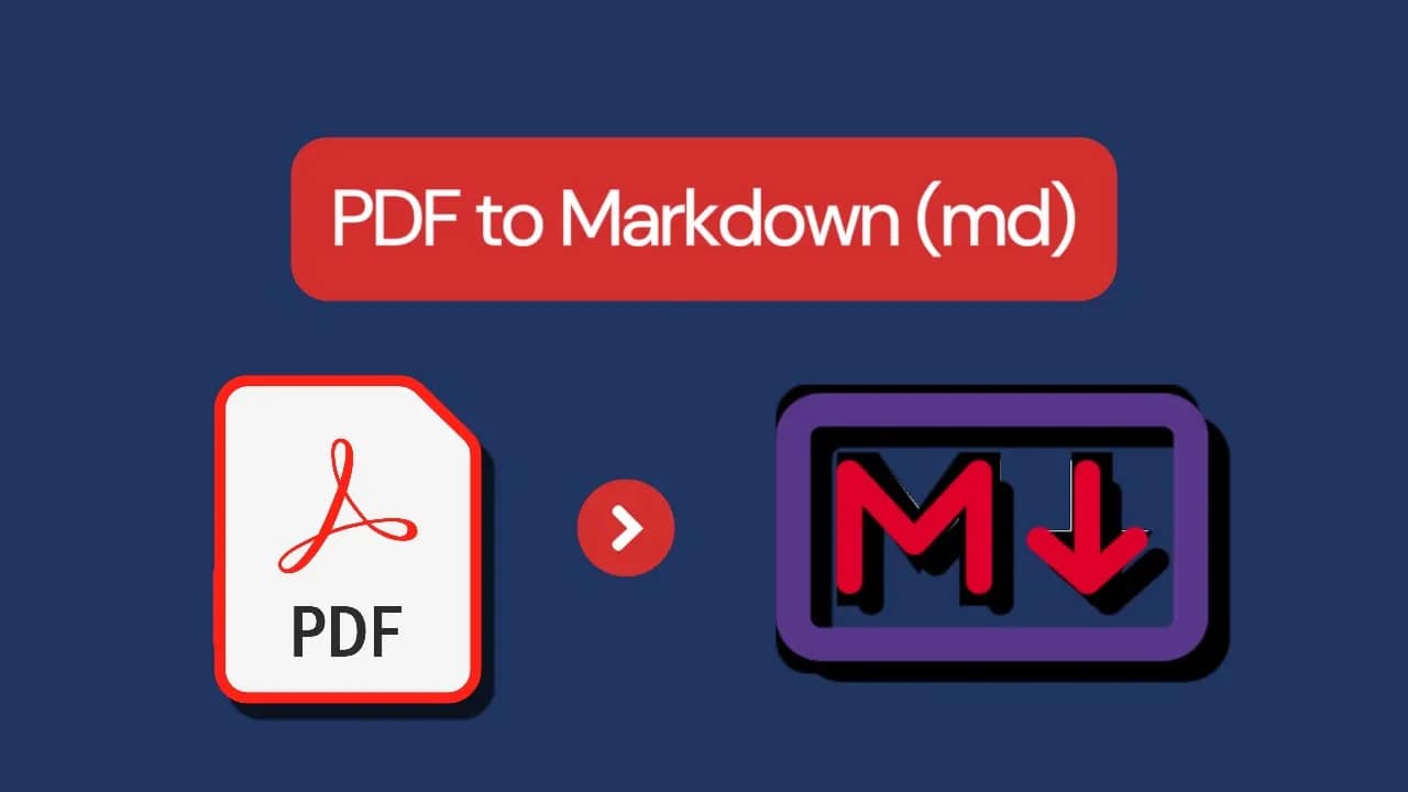 How To Convert A PDF File To Markdown (With Images) In Linux