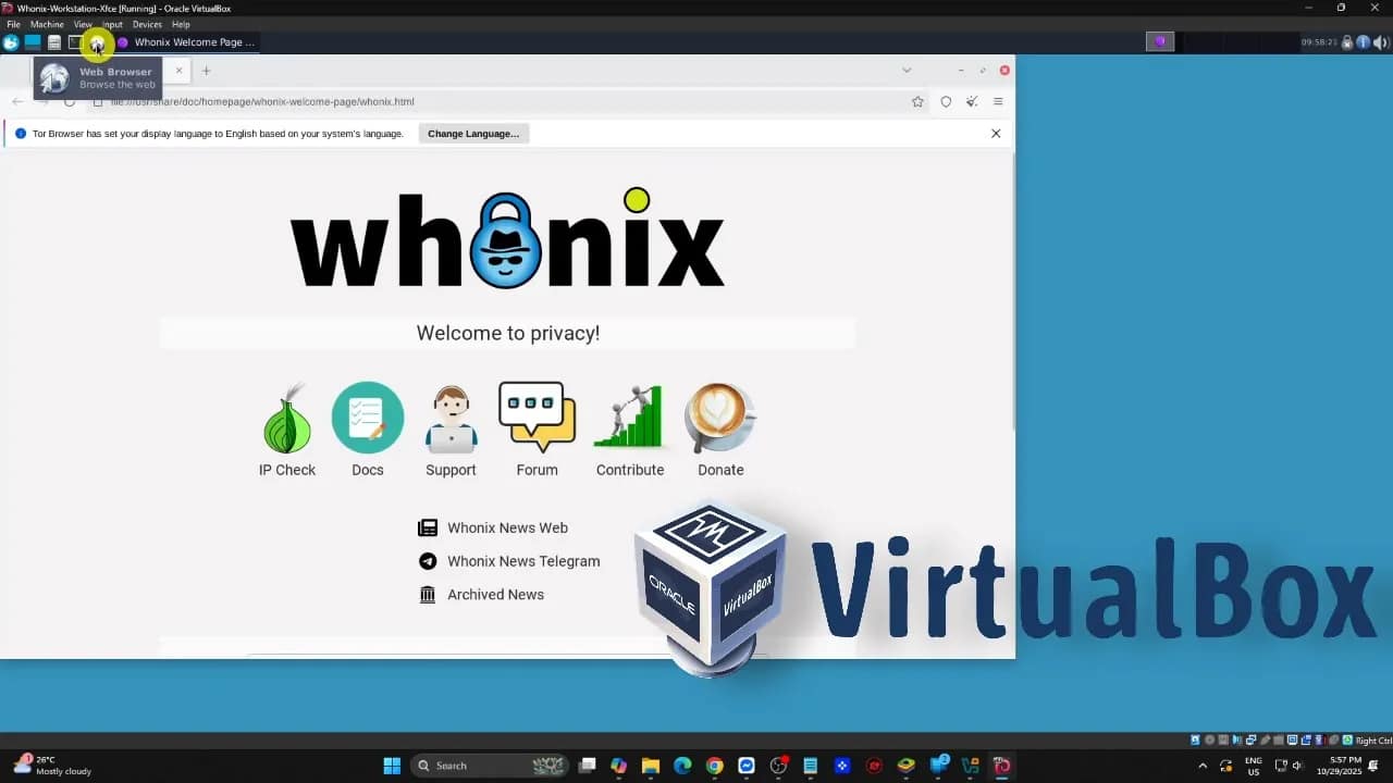 How to Install Whonix on VirtualBox